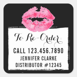 Lipstick Distributeur Roze Kiss Re-Order Label
