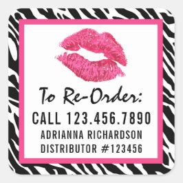 Lipstick Distributeur Zebra Kiss Re-Order Label