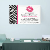 Lipstick Distributeur Zebra Kiss Trade Show / Part Spandoek (Beurs)