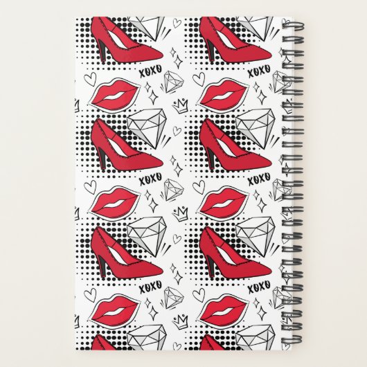 Lipstick Distributor Beauty Kiss Modern Glamour Planner (Achterkant)