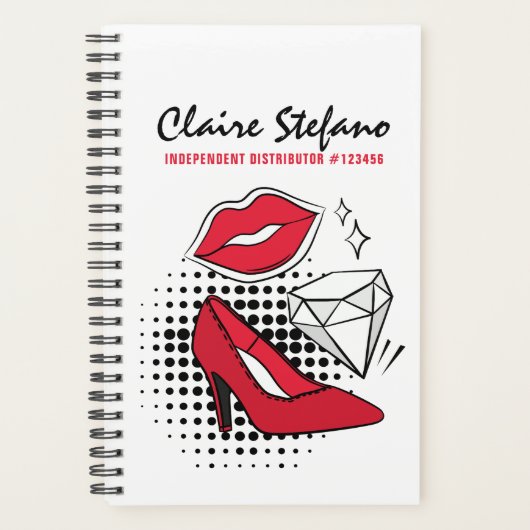 Lipstick Distributor Beauty Kiss Modern Glamour Planner (Voorkant)