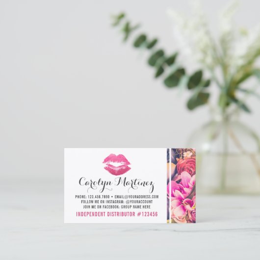 Lipstick Distributor Floral Kiss Lip Loyalty Punch (Staand voorkant)