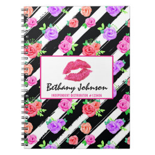 Lipstick Distributor Glam Roos Kiss - Aangepast Notitieboek