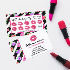 Lipstick Distributor Glam Roos Kiss Loyalty Stamp