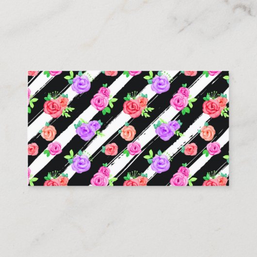 Lipstick Distributor Glam Roos Kiss Plain Terug Visitekaartje (Achterkant)