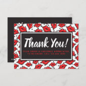 Lipstick Distributor Hartelijk dank voor de Red Li Bedankkaart (Voorkant / Achterkant)