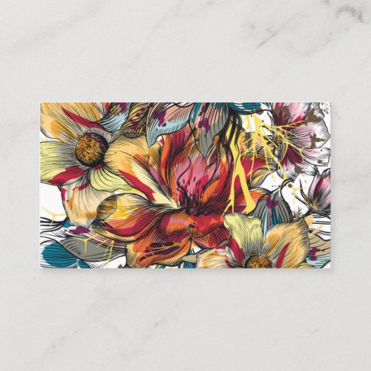 Lipstick Distributor Loyalty Punch Kaart Plain Bac (Achterkant)