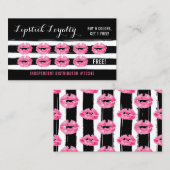 Lipstick Distributor Loyalty Punch Kiss Plain Back (Voorkant / Achterkant)