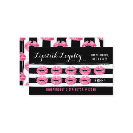 Lipstick Distributor Loyalty Punch Kiss Plain Back