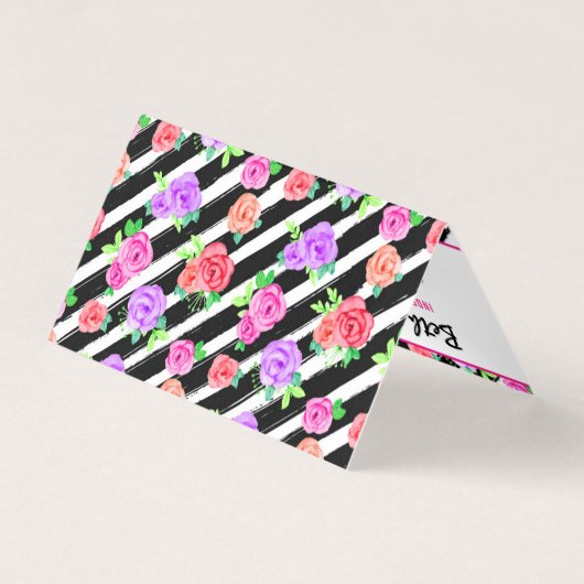 Lipstick Distributor Loyalty Stamp Kiss Dank u Kaart (Achterkant)