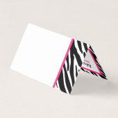 Lipstick Distributor Loyalty Stamp Kiss Dank u Kaart (Achterkant)