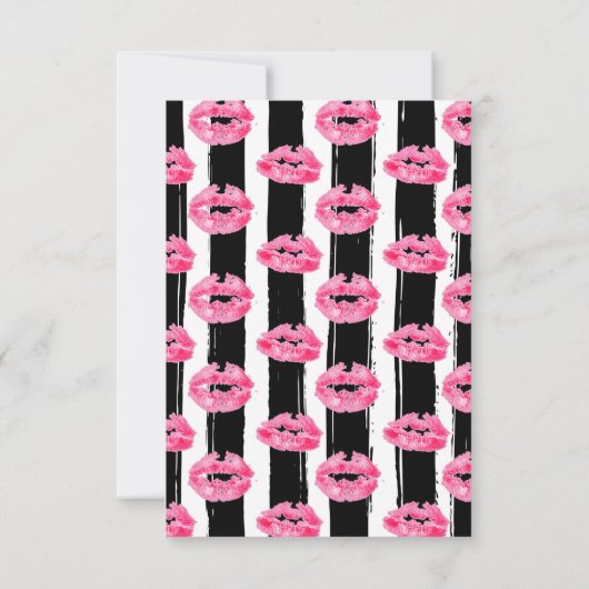 Lipstick Distributor Marketing Price List Kaart (Achterkant)