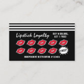 Lipstick Distributor Modern Glamor Loyalty Stamp (Achterkant)