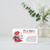 Lipstick Distributor Modern Glamor Loyalty Stamp (Staand voorkant)
