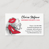 Lipstick Distributor Modern Glamor Loyalty Stamp (Voorkant)