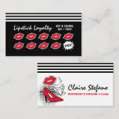 Lipstick Distributor Modern Glamor Loyalty Stamp (Voorkant / Achterkant)