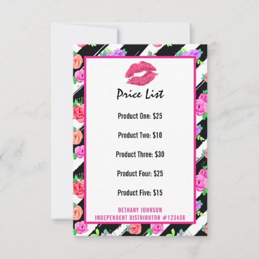 Lipstick Distributor Price List Glam Rose Kiss (Voorkant)