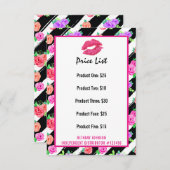 Lipstick Distributor Price List Glam Rose Kiss (Voorkant / Achterkant)