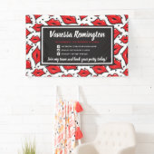 Lipstick Distributor Red Kiss Party / Trade Show Spandoek (Insitu)