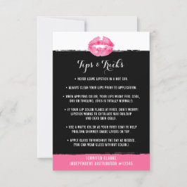 Lipstick Distributor Tips & Tricks Pink Kiss Kaart