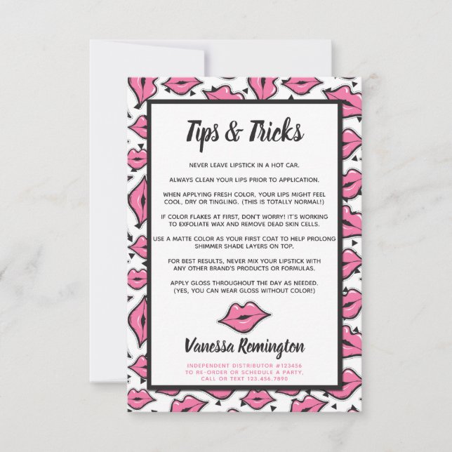 Lipstick Distributor Tips & Tricks Pink Kus (Voorkant)