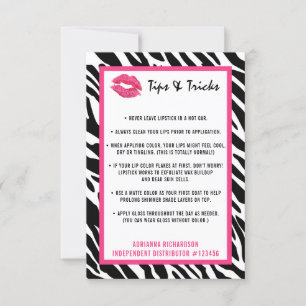Lipstick Distributor Tips & Tricks Zebra Kus Lips