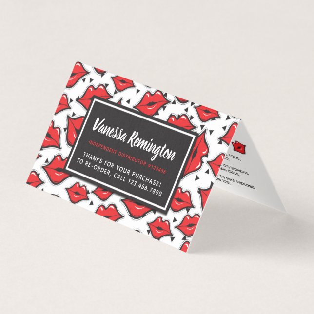 Lipstick Distributor voor het aanbrengen van tips  Kaart (Voorkant)