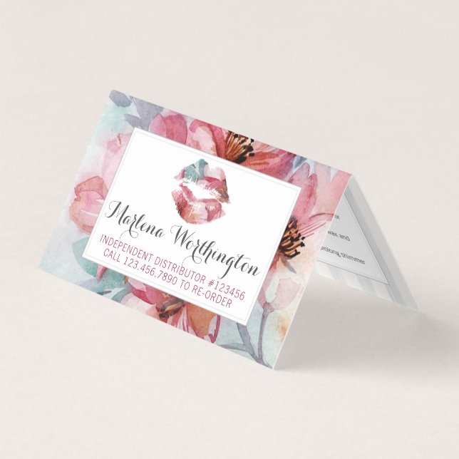 Lipstick Distributor voor het aanbrengen van tips  Kaart (Voorkant)