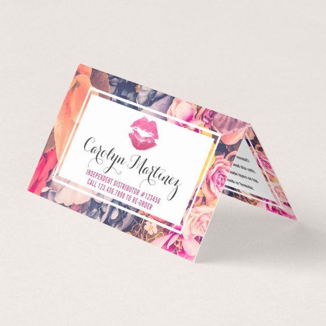 Lipstick Distributor voor het aanbrengen van tips  Kaart (Voorkant)