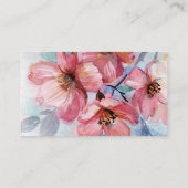 Lipstick Distributor Waterverf Kiss Plain Back Visitekaartje (Achterkant)