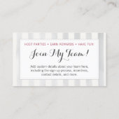 Lipstick Distributor Waterverf Kiss treedt toe in  Visitekaartje (Achterkant)