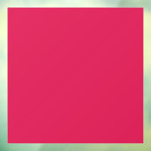 Lipstick (effen kleur) Crimson Raamsticker (Vel 3)