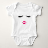Lipstick en Eyelashes Romper (Voorkant)