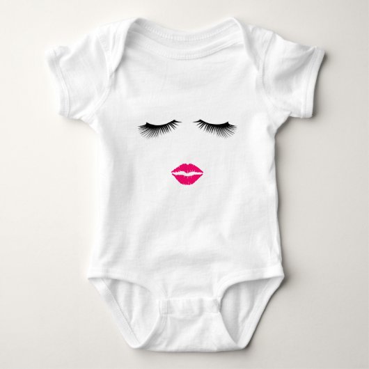 Lipstick en Eyelashes Romper (Voorkant)