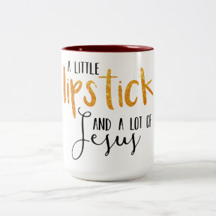 LipStick en Jesus Coffee Mok