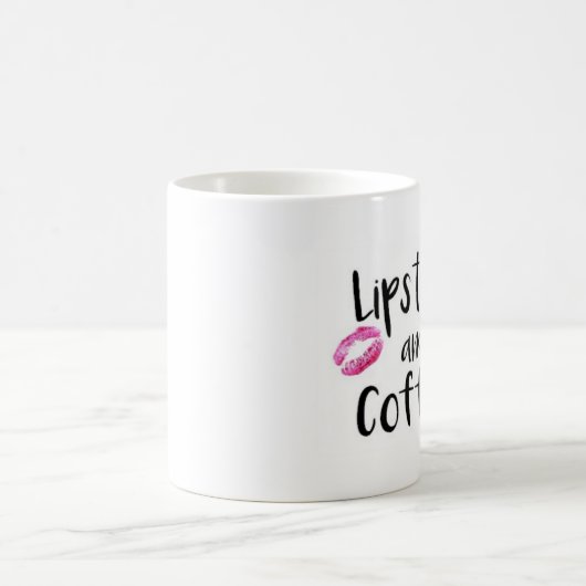 Lipstick en koffie koffiemok (Center)