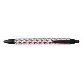 Lipstick en lips poka dot patroon zwarte inkt pen (Achterkant)