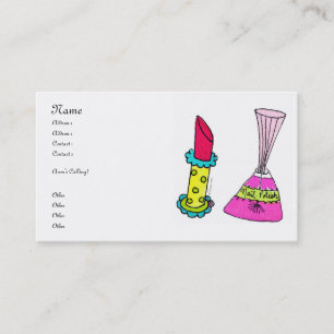 Lipstick en Poolse Visitekaartjes voor nagels