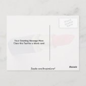 Lipstick-foto Briefkaart (Achterkant)
