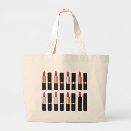 Lipstick Grote Tote Bag (Voorkant)