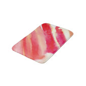 Lipstick herinneringen Roze Oranje Waterverf Badmat (Gekanteld)