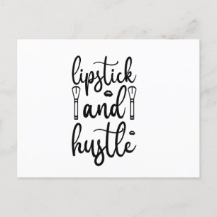 Lipstick & Hustle Briefkaart