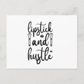 Lipstick & Hustle Briefkaart (Voorkant)