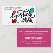 Lipstick Hustler Visitekaartje (Voorkant / Achterkant)