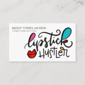 Lipstick Hustler Visitekaartje (Voorkant)