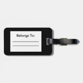 Lipstick Junkie Bagagelabel (Achterkant horizontaal)