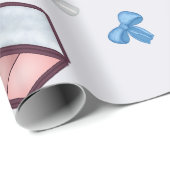 Lipstick, kam en poederdoos, blush, parfum cadeaupapier (Rol Hoek)