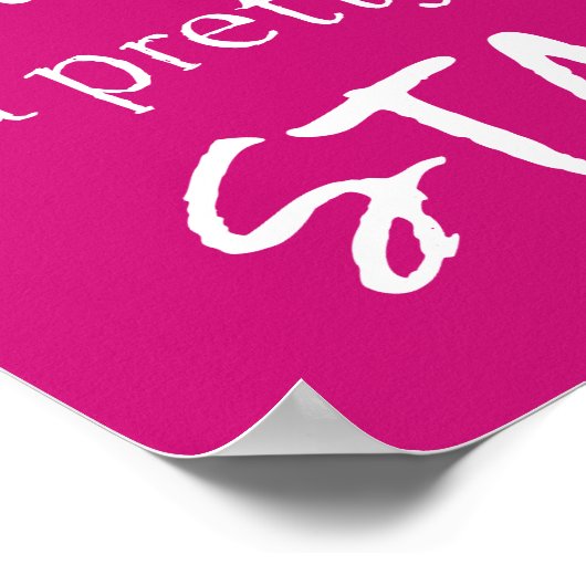 Lipstick kan problemen niet oplossen poster (Hoek)