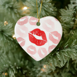Lipstick Keramisch Ornament