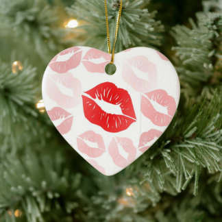 Lipstick Keramisch Ornament